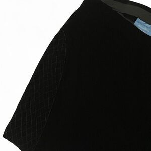SIMPLY VERA VERA WANG • Black Velvet Mini Skirt Diamond Pattern • SIZE - XL NWT